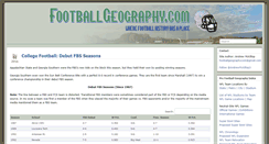 Desktop Screenshot of footballgeography.com