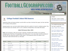 Tablet Screenshot of footballgeography.com
